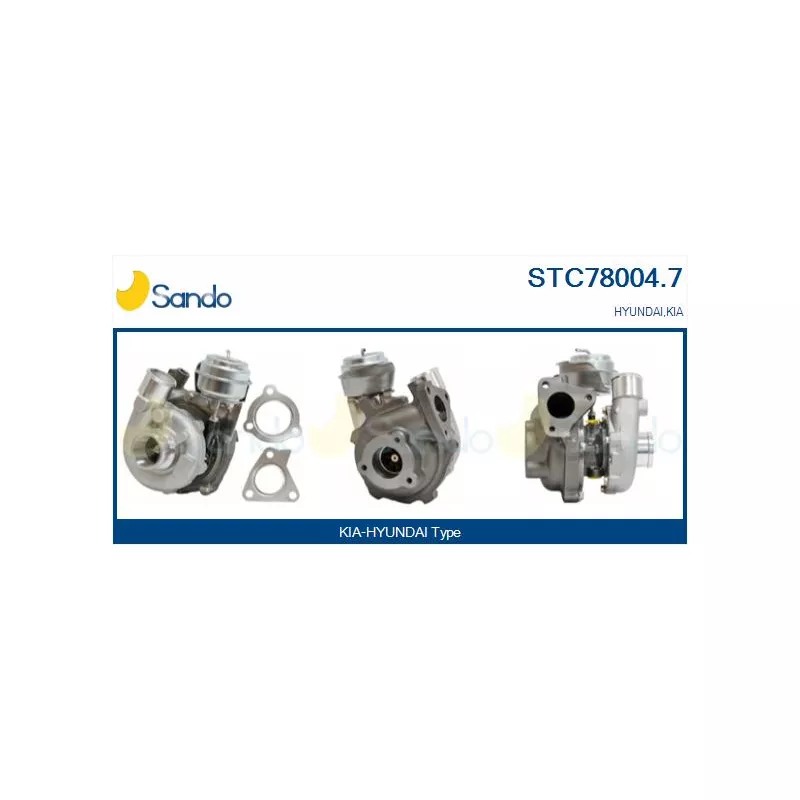 Turbocompresseur, suralimentation SANDO STC78004.7