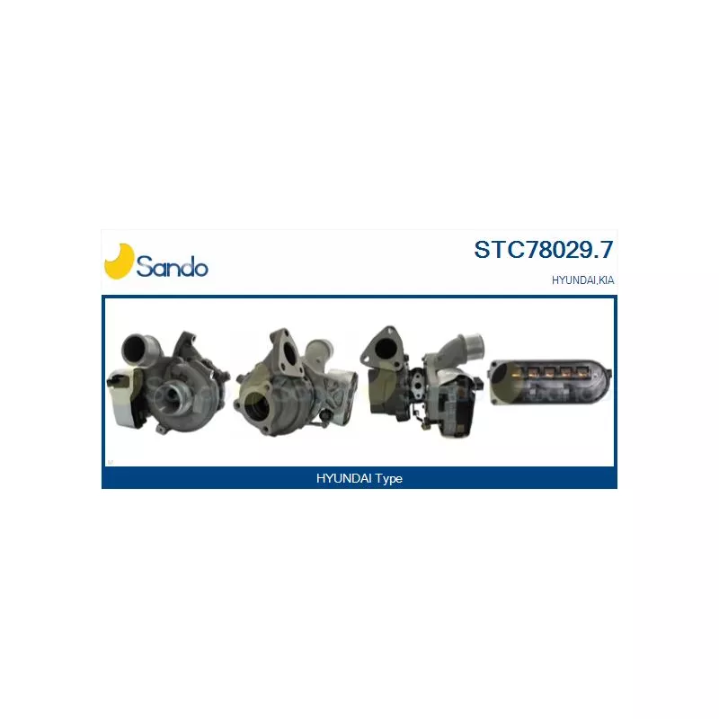 Turbocompresseur, suralimentation SANDO STC78029.7