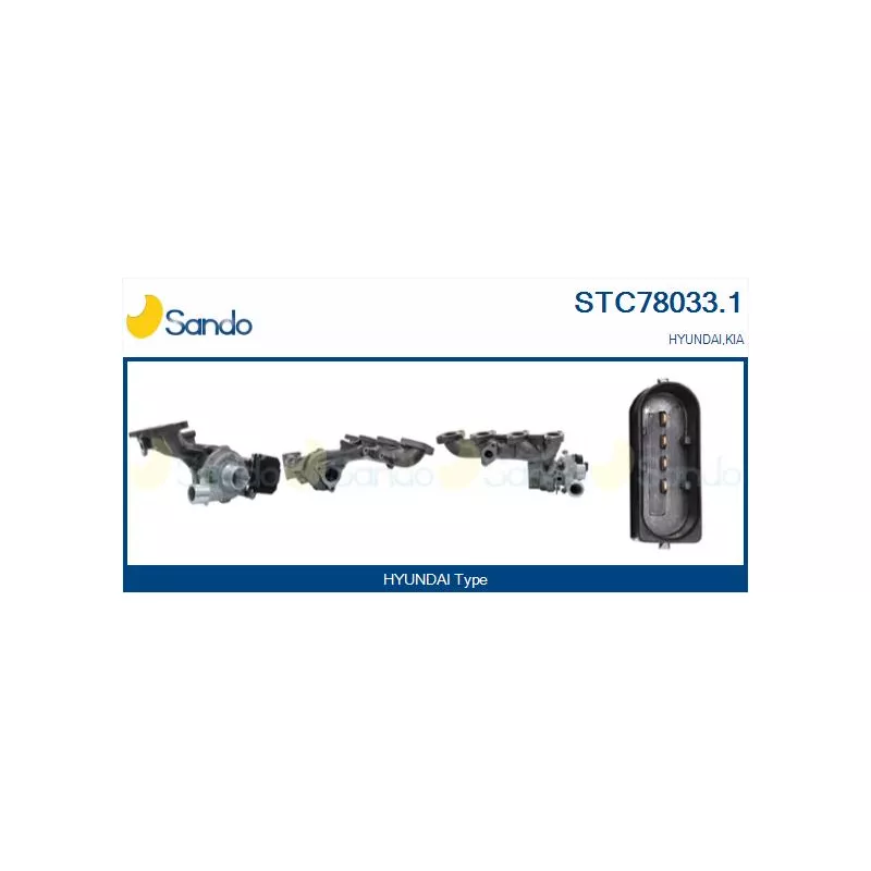 Turbocompresseur, suralimentation SANDO STC78033.1