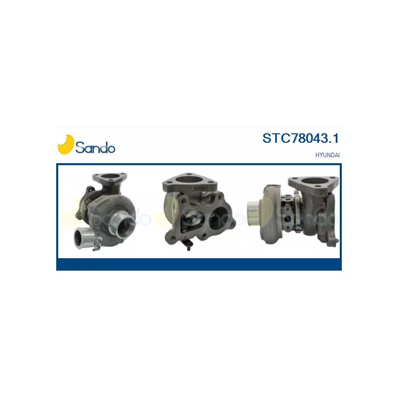 Turbocompresseur, suralimentation SANDO STC78043.1