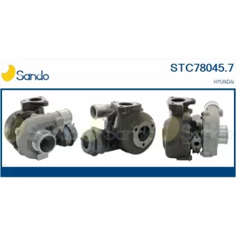 Turbocompresseur, suralimentation SANDO STC78045.7