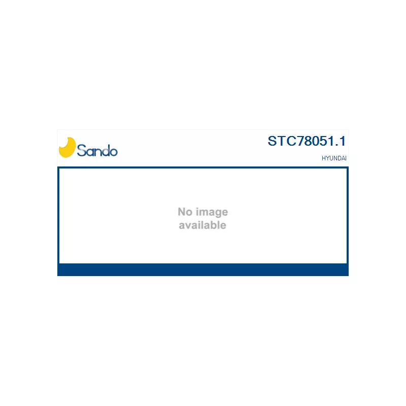 Turbocompresseur, suralimentation SANDO STC78051.1