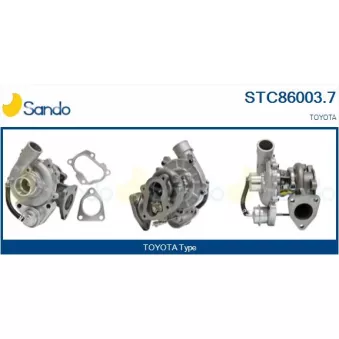 Turbocompresseur, suralimentation SANDO STC86003.7