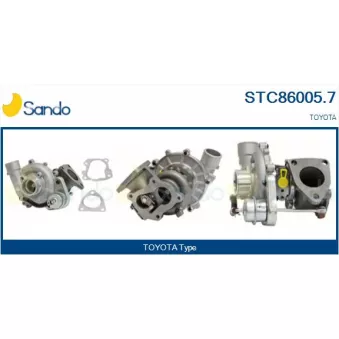 Turbocompresseur, suralimentation SANDO STC86005.7