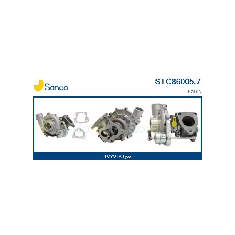 Turbocompresseur, suralimentation SANDO STC86005.7