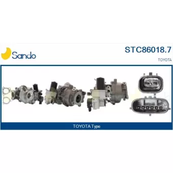 Turbocompresseur, suralimentation SANDO STC86018.7