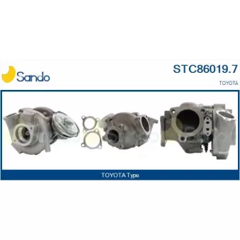 Turbocompresseur, suralimentation SANDO STC86019.7