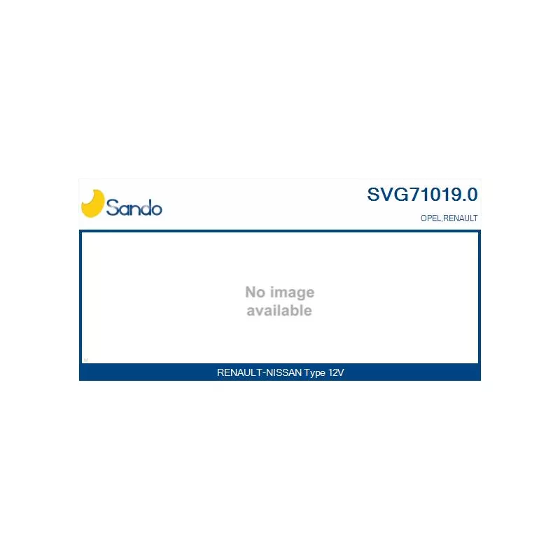 Vanne EGR SANDO SVG71019.0