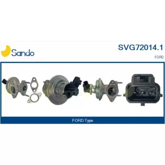 Vanne EGR SANDO SVG72014.1