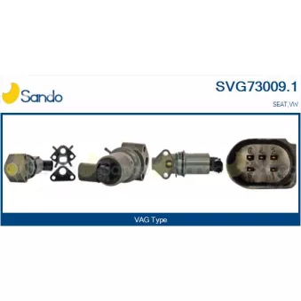 Vanne EGR SANDO SVG73009.1