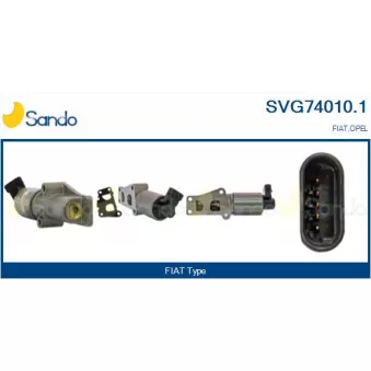 Vanne EGR SANDO SVG74010.1