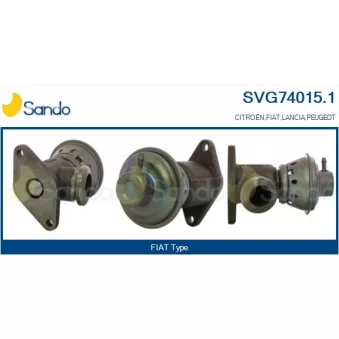 Vanne EGR SANDO SVG74015.1