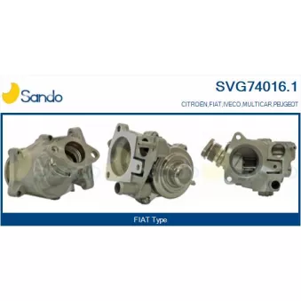 Vanne EGR SANDO SVG74016.1