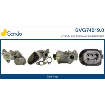 Vanne EGR SANDO SVG74019.0