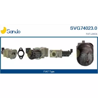 Vanne EGR SANDO SVG74023.0