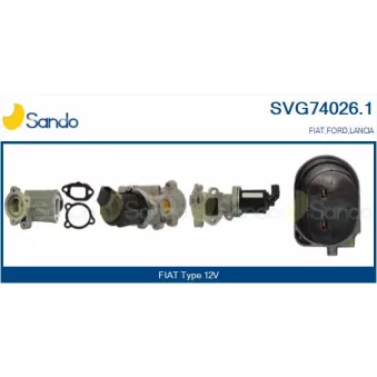 Vanne EGR SANDO SVG74026.1