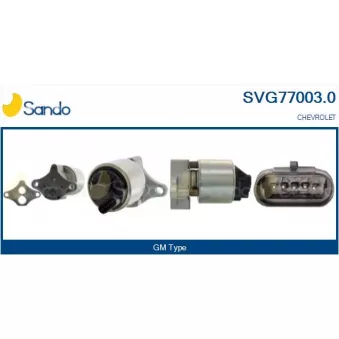 Vanne EGR SANDO SVG77003.0