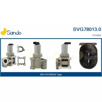 Vanne EGR SANDO SVG78013.0