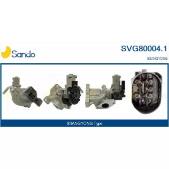 Vanne EGR SANDO SVG80004.1