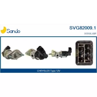 Vanne EGR SANDO SVG82009.1