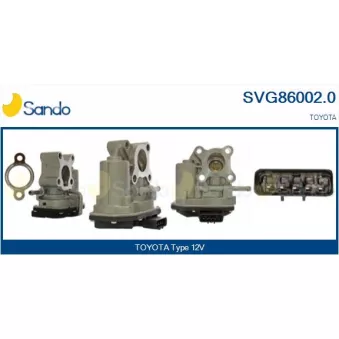 Vanne EGR SANDO SVG86002.0