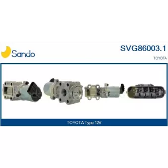 Vanne EGR SANDO SVG86003.1