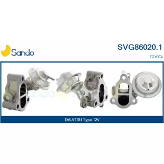 Vanne EGR SANDO SVG86020.1