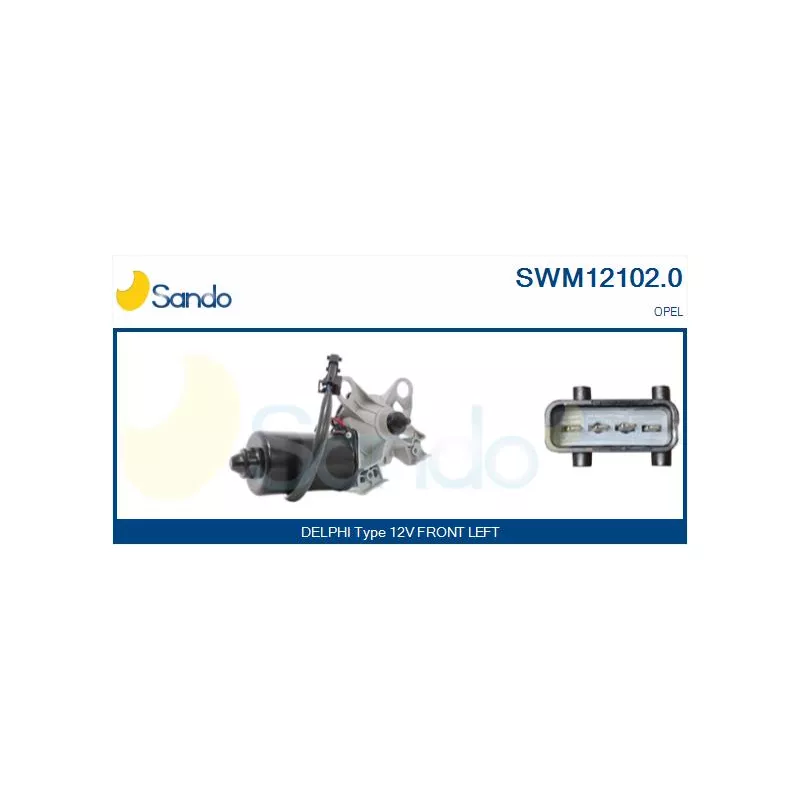 Moteur d'essuie-glace SANDO SWM12102.0