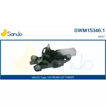 Moteur d'essuie-glace SANDO SWM15346.1