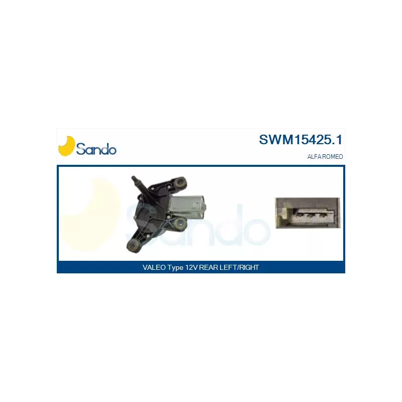 Moteur d'essuie-glace SANDO SWM15425.1