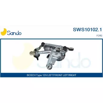 Système de nettoyage des vitres avant gauche SANDO SWS10102.1