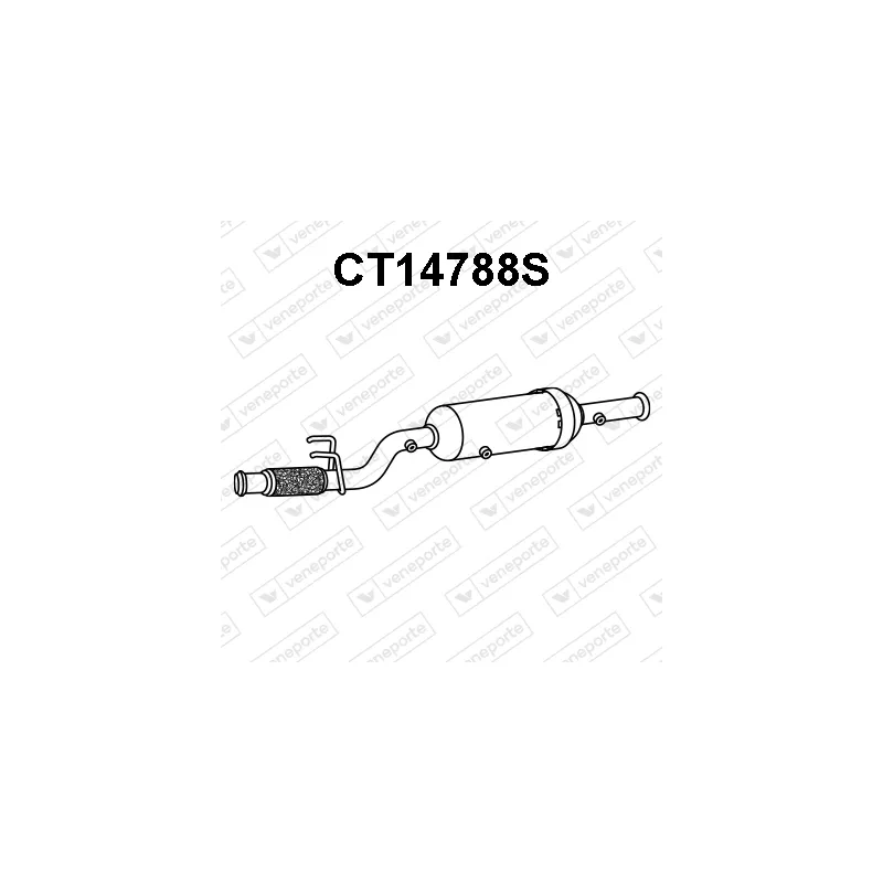 Filtre à particules / à suie, échappement VENEPORTE CT14788S