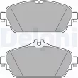 Jeu de 4 plaquettes de frein avant DELPHI LP2764 - Visuel 1