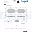 Jeu de 4 plaquettes de frein avant DELPHI LP5001EV - Visuel 1