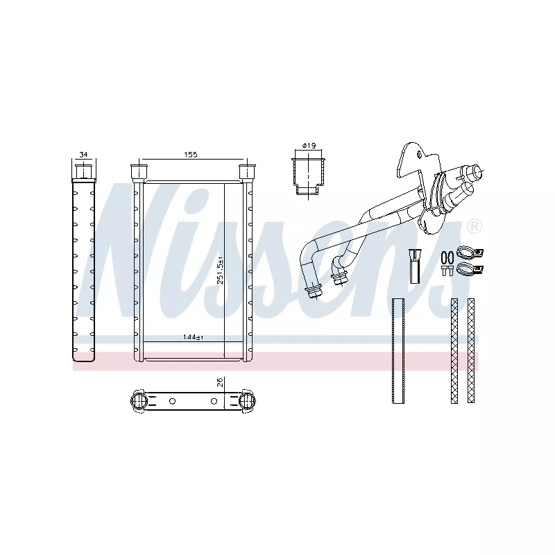 Système de chauffage NISSENS 707282