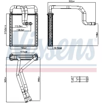 Système de chauffage NISSENS 707326