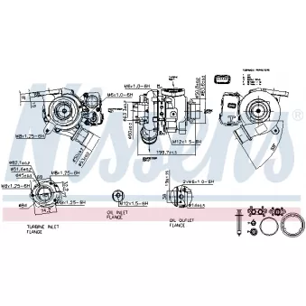 Turbocompresseur, suralimentation NISSENS