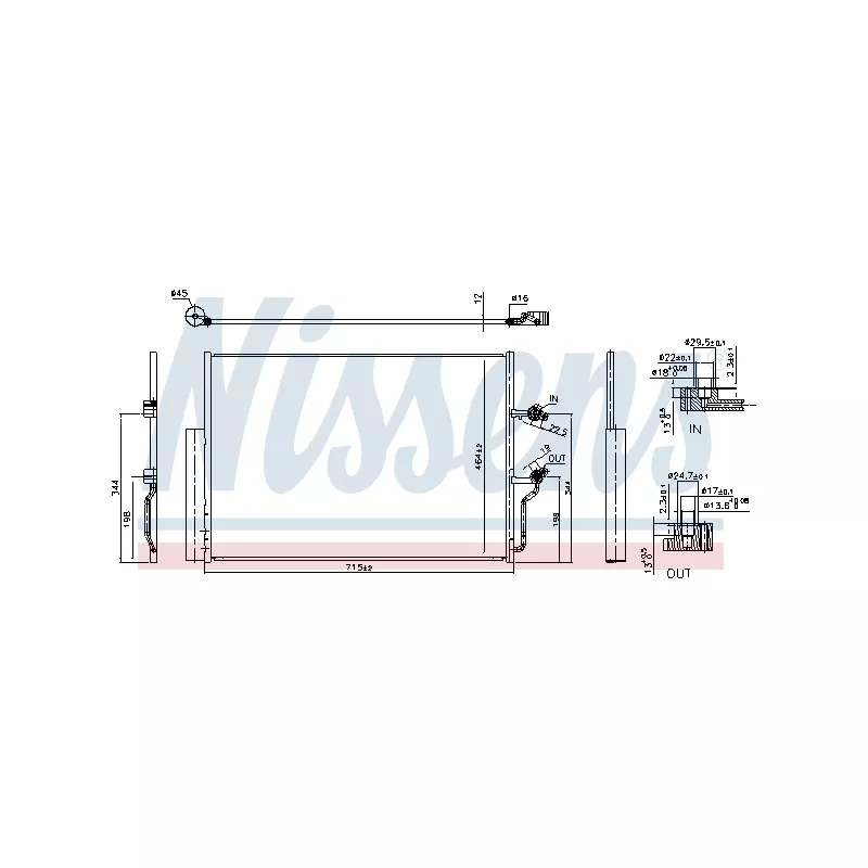 Condenseur, climatisation NISSENS 941263