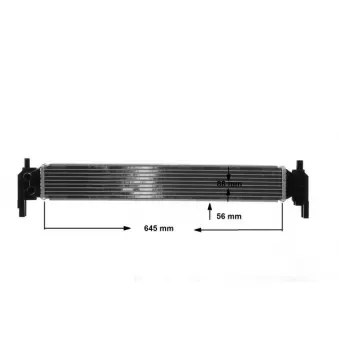 Radiateur basse température, intercooler MAHLE