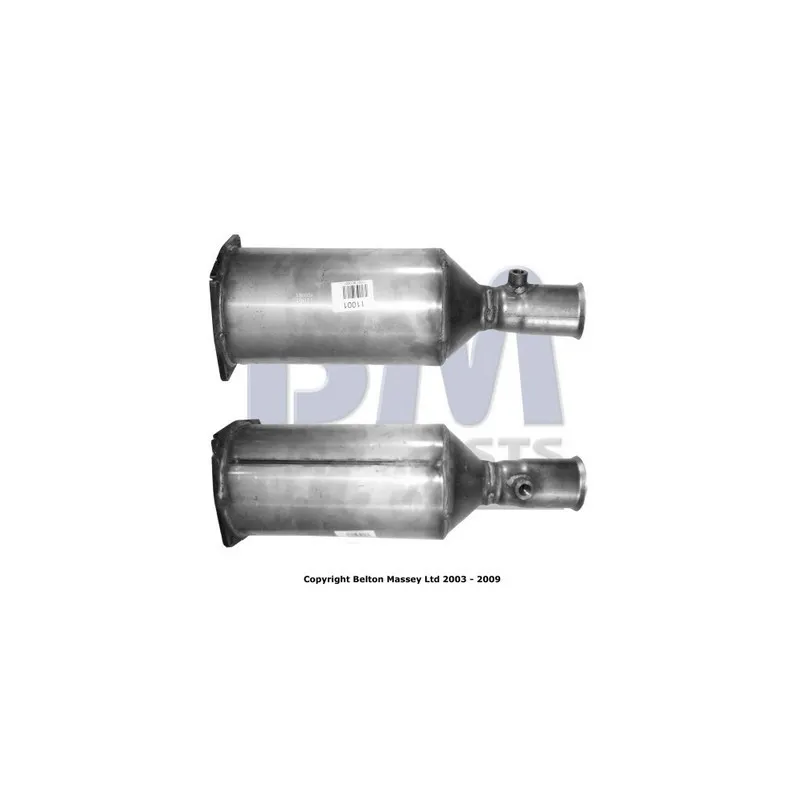 Filtre à particules / à suie, échappement BM CATALYSTS BM11001