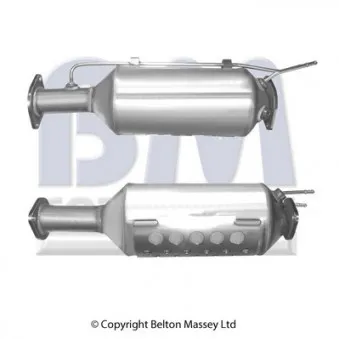 Filtre à particules / à suie, échappement BM CATALYSTS BM11006