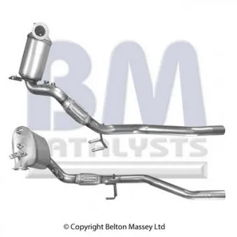 Filtre à particules / à suie, échappement BM CATALYSTS BM11051