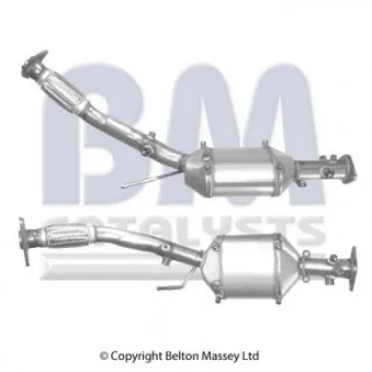 Filtre à particules / à suie, échappement BM CATALYSTS BM11059