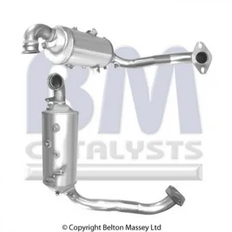 Filtre à particules / à suie, échappement BM CATALYSTS BM11070H