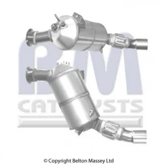 Filtre à particules / à suie, échappement BM CATALYSTS