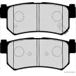 Jeu de 4 plaquettes de frein arrière HERTH+BUSS JAKOPARTS J3610404 - Visuel 2