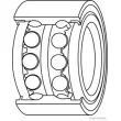 Roulement de roue avant HERTH+BUSS JAKOPARTS J4700320 - Visuel 2