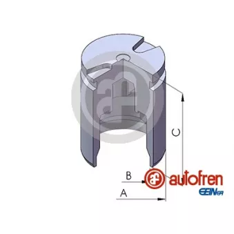 Piston, étrier de frein AUTOFREN SEINSA D025281