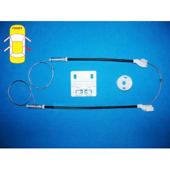 Kit de réparation, lève-vitre arrière droit BLIC 6205-57-007804P