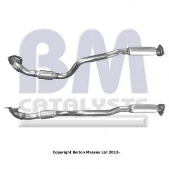 Tuyau d'échappement BM CATALYSTS BM50236